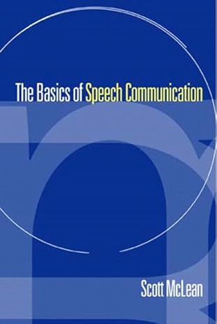 The Basics of Speech Communication - Scanned Pdf with Ocr